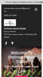 Mobile Screenshot of partnersdancestudio.com